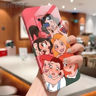 Hontinga ฟิล์มรวมทุกอย่างปลอกสำหรับ Samsung Galaxy Note 10 Plus Note 10 + Note 9 S20 FE 5G 4G เคสภาพยนตร์เกาหลีเคสโทรศัพท์การ์ตูนเจ้าหญิงดิสนีย์ด้านหลังเคสแข็งดีไซน์อุปกรณ์ป้องกันเลนส์เคสคลุมทั้งหมดกล่องกันกระแทกสำหรับเด็กผู้หญิง