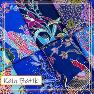 Sarung batik Fabric/sarong Pattern/ FINE batik FABRIC/blue batik fabric/baju kurung batik fabric/sar
