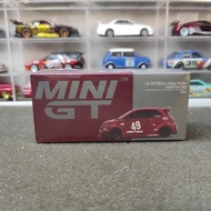 Mini GT 963 LB-WORKS x Abas Works ABARTH 595 Red