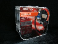 Osram หลอดไฟรถยนต์ Night Breaker Laser+150% 4000K Toyota Altis 2002 - 2013 เฉพาะหลอดเดิมเป็นฮาโลเจน