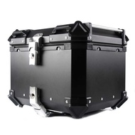 Customized Motorcycle Trunk Storage Box Waterproof Quick Release Aluminum Alloy Tail Box 45L/55L/65L