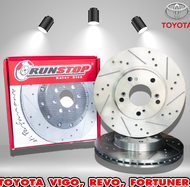 Runstop จานเบรค Toyota Vigo Revo Fortuner Innova Commuter ventury รีโว่ วีโก้ ฟอร์จูนเนอร์ อินโนว่า 