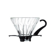 HARIO｜V60黑色01玻璃濾杯1~2杯 VDG-01B