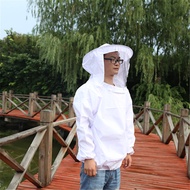 AT-🛫Beekeeping tools Anti-bee clothing Bee Protective Clothing Half-Length Breathable Bee Coat Hooded Anti-Bee Suit  Ant
