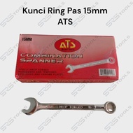 ATS Wrench 15mm WrenchRing 15mm Combination Spanner