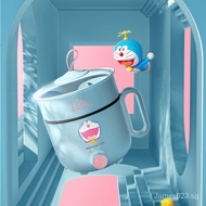 [kline]Joyoung Doraemon Pot Chick/bear Multifunctional Electric Cooker Hotpot and Steamer Pot 2-in-1 Household 304 Stainless Steel Pot Mini Rice Cooker eNHo