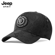 Jeep | Jeep Mens Tonal Jacquard Satin Cap Baseball Cap UV Protection Trucker Hat Outdoor Cap Running