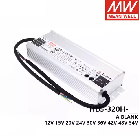 MEAN WELL LED power supply HLG-320H HLG-320H-12A HLG-320H-15A HLG-320H-20A HLG-320H-24A HLG-320H-30A