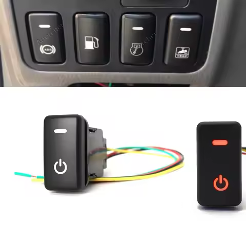 Automobile Fan LED Music Button Radar Front fog lamp Switch for Land cruiser Reiz Hilux Prado 120 FJ