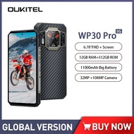 Oukitel WP30 Pro 5G Rugged 120W Super Charge 11000 mAh 6.78" FHD (12GB+12GB)+512GB 120HZ android 13 