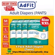 Adfit 4 Packs Combo Adult PANTS Diaper (M/L/L/XL/XXL) Adult Diaper Pants Adult Pull Up Diaper