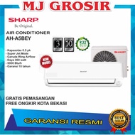 AC SHARP AH-A 05 SAY 0.5 PK + PASANG 1/2 PK R32 THAILAND ECO JETSTREAM