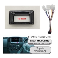 Daihatsu Grand max Luxio Townace 10 inch Android Headunit Frame 2008 - 2020 Android Player Android P