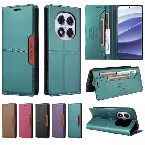 Luxury Case for Redmi Note 14 13 12 Pro Plus 5G 4G Flip Cover Magnet Wallet RFID Book Funda Xiaomi R