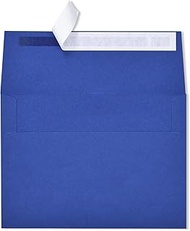 Self Seal A2 Envelopes 50 Pack - 4.5 x 5.5 Inches Blue Small Invitation Envelopes for Cards, Letters