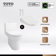 TOTO OMNI+ One Piece Toilet Bowl CW895PJ with Washlet TCF34320GSG SET