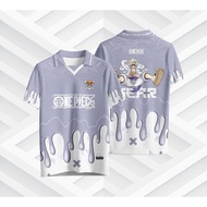 ONEPIECE VINTAGE JERSEY LILAC ANIME T-SHIRT LUFFY GEAR 5 JERSEY/ RETRO JERSEY/