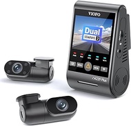 VIOFO A229 Plus 3 Channel Dash Cam, Dual STARVIS 2 Sensors, 3-Channel HDR, 1440P+1440P+1080P Front Inside and Rear Car Camera, 5GHz Wi-Fi, Voice Control, Ultra-Precise GPS, 24 Hours Parking Mode