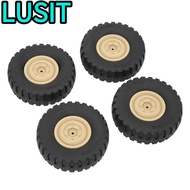 LUSIT 4Pcs/Set RC Tires, 70mm Diameter High Performance RC Car Wheels, Durable Rubber Replacement RC