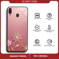 GC1 Case Samsung M20 M30S M21 M31 - Silicone Casing - Floral Motif Casing - Softcase - Cover