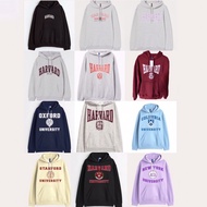 HM FULL TAG NEW HARVARD GREY BLACK MAROON RED HOODIE UNIVERSITY OXFORD NEW YORK COLUMBIA STANDFORD S