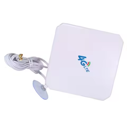 FULL-Hi-Gain 3G 4G LTE Outdoor 35Dbi Directional Wide Band MIMO Wifi Antenna 2 Meters RG174 Cable An