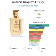 Original 💯 Unique’e Luxury Akdeniz decant / sample / travel spray