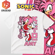 KATUN Orisen unisex t-shirt made of combed cotton AMY ROSE | AMY THE RASCAL | SONIC SONIC | NON OFFI
