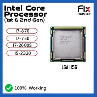 [Ready Stock] Intel Core Processor (1st 2nd Gen) Socket LGA 1155 LGA 1150 I7-870 / I7-750 I5-2320 I7