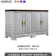 Cabsulfet 454P Papan- Bufet Tv Plastik Napolly / Kitchen Set Bawah /