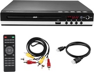 เครื่องเล่นแผ่น เครื่องเล่น dvd/VCD/CD/EVD/USB 5.1 dvd player hdmi พร้อมสาย HDMI เครื่องเล่นดีวีดี เ