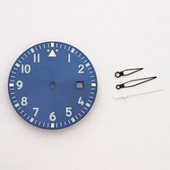33.5mm Blue White Black Tricolor Character Needle Suitable for miyota8215/8200// 2813 Machine Set 1.