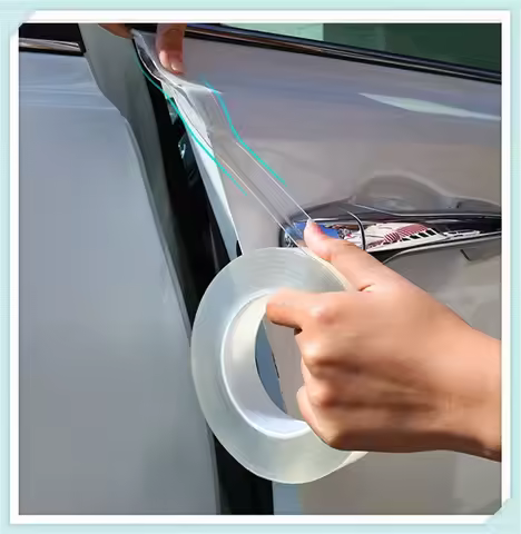 Car film Door threshold bumper Bumper sticker for Volvo C30 S80L C70 V50 S40 XC90 XC XC70 ReCharge H