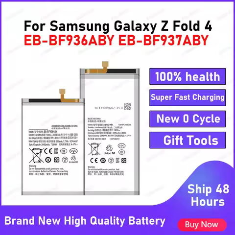 2026 Years Brand New EB-BF936ABY EB-BF937ABY Battery For Samsung Galaxy Z Fold 4 5G F936 F937 + Repl