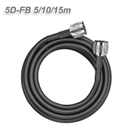 5m / 10m / 15m 5D-FB Coaxial Cable Line 50ohm 50-5 Wire with 2pcs N-male Connectors for wifi Repeate