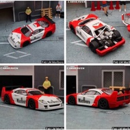 Stance Hunters 1/64 Ferrari F40 LM "Marlboro" with Removable Engine Cover - Legends Series