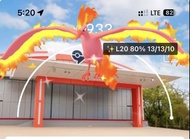 Pokemongo 東京色背火焰鳥