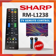 OEM Alat Kawalan Jauh Televisyen SHARP TV/LED/LCD Remote Control Replacement RM-L1238 Replacement fo