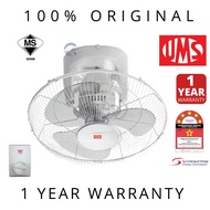 [LIMITED OFFER] UMS AUTO FAN 16” (360 DEGREE) KIPAS SILING AUTO UMS 16”/18”