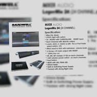 mixer audio legenmix24( 24channel) hardwell