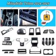 【Mitsubishi Triton 2024-2025】Carbon Fiber & Piano Black GLS GLX GL AT Premium AT GL MT GL Car Interi