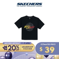 Skechers Online Exclusive Women DC Collection Short Sleeve Tee - SL423W347-02L2
