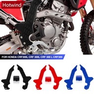 HOTWIND 1Pair Motorcycle Accessories Side Protection Cover Frame Guard Fairing Protector Panel For Honda CRF300L CRF 300L CRF 300 L CRF300 B6H4