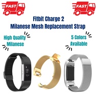 Fitbit Charge 2 Milanese Mesh Loop Smart Watch Replacement Band Strap