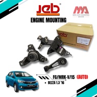 JEB ENGINE MOUNTING SET (3IN1) PERODUA BEZZA 1.3 2016 (AUTO) (1SET) FG/MRK-V/15