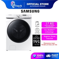Samsung 17KG Inverter Front Load Washer with Hygiene Steam | WF17T6000GW FQ Washing Machine Mesin Basuh
