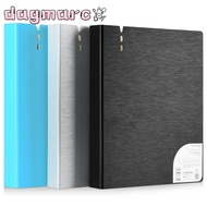 DAGMARC Display Book, Waterproof 4 Hole A4 File Folders, D-Shaped Binder PP Ring Binder Folder Docum