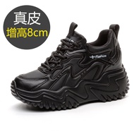 Womens Breathable Sports Shoes 8cm Heightening Mesh Uppers Summer Thin Casual Sneakers Comfortable r