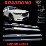 [ SUPPORT 200KG ] MAZDA CX8 CX-8 CX 8 2019~2023 WITH SKIRT SIDE STEP PEDAL RUNNING BOARD NERF BAR