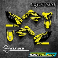 COD Stiker KLX LAMA striping KLX LAMA motor variasi Racing D-15 BAHAN MAXDECAL